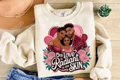 Valentine Black Girl PNG, Valentine black woman PNG Product Image 3