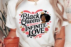 Valentine Black Girl PNG, Valentine black woman PNG Product Image 3