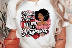 Valentine Black Girl PNG, Valentine black woman PNG Product Image 2