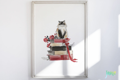 Valentine Book Lover Clipart Product Image 2