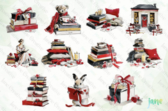 Valentine Book Lover Clipart Bundle Product Image 4
