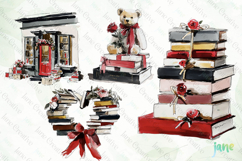 Valentine Book Lover Clipart Product Image 1