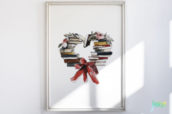 Valentine Book Lover Clipart Product Image 5