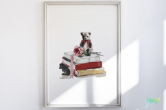 Valentine Book Lover Clipart Product Image 4