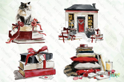 Valentine Book Lover Clipart Product Image 1