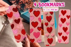 Valentine’s Day Bookmark | Latch Hook Yarn Sublimation Product Image 1