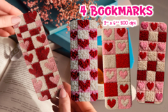Valentine’s Day Bookmark | Latch Yarn Sublimation Product Image 1