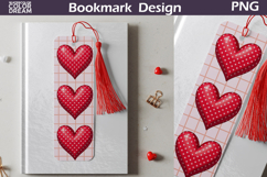 Valentine Bookmark | Valentines Day Heart Bookmark Product Image 1