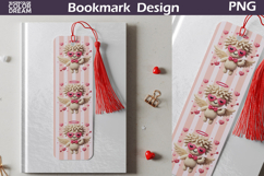 Valentine Bookmark | Cupid Valentines Day Heart Bookmark Product Image 1