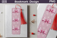 Valentine Bookmark | Valentines Day Bow Bookmark Product Image 1