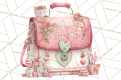 Valentine Book Clipart PNG, Whimsical Reading Product Image 2