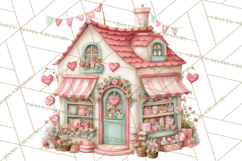 Valentine Book Clipart PNG, Whimsical Reading Product Image 2
