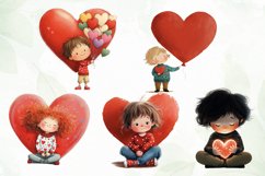 Valentine Boys Sublimation Clipart Product Image 2