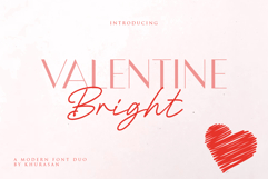 Valentine Bright Font Duo Product Image 1