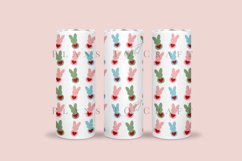 valentine bunny skinny tumbler sublimation wrap with high resolution and transparant background are for 20oz and 30oz skinny tumbler