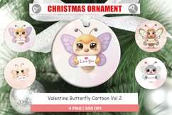 Christmas Ornaments Valentine Butterfly Cartoon Product Image 1