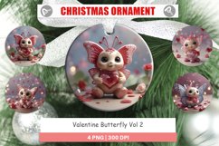Christmas Ornaments Valentine Butterfly Product Image 1
