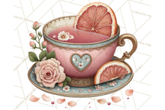 Cozy Valentine Café PNG Coffee and Cocoa Clipart Product Image 4