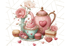 Cozy Valentine Café PNG Coffee and Cocoa Clipart Product Image 5
