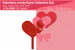 Valentines Lollipop Candy Dome Product Image 3