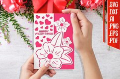 Happy Valentine&#039;s card 6 svg dxf eps ai png pdf Product Image 1