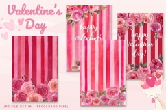 Valentine Day Card Love Heart Anniversary Card Printable_6 Product Image 1