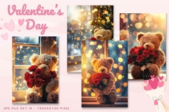 Valentine Day Card Love Heart Anniversary Card Printable_5 Product Image 1