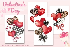 Valentine Day Card Love Heart Anniversary Card Printable_10 Product Image 1