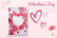 Valentine Day Card Love Heart Anniversary Card Printable_21 Product Image 1