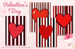 Valentine Day Card Love Heart Anniversary Card Printable_7 Product Image 1