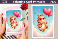 horse Heart Valentine Card | Happy Valentines Day Product Image 1