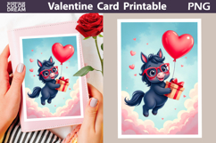 horse Heart Valentine Card | Happy Valentines Day Product Image 1