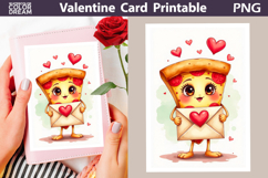 Pizza Valentine Card | Happy Valentines Day Product Image 1
