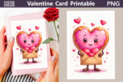 Cute Heart Valentine Card | Happy Valentines Day Product Image 1