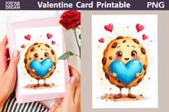 Cookie Heart Valentine Card | Happy Valentines Day Product Image 1