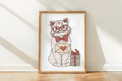 valentine cat Clipart Png Product Image 3