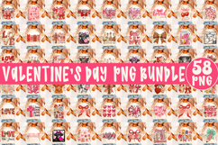Valentine PNG Bundle, Valentine's Day Mega PNG Bundle Product Image 1