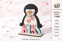 Valentine Characters Stands Bundle Lasercut. Stand Decor SVG Product Image 9