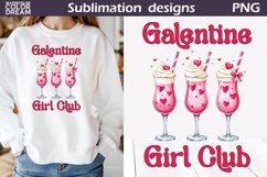 Pink Cocktail Sublimation | Galentine Girl Club Product Image 1