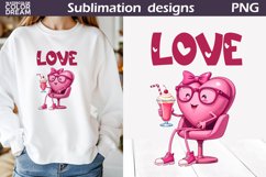 Valentine Characters Bundle | Cute Valentine sublimation Product Image 21