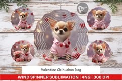 Wind Spinner Valentine Chihuahua Dog Product Image 1