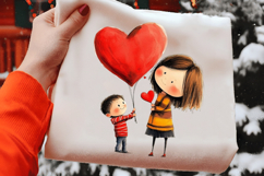 Valentine Child Couples Clipart Product Image 2
