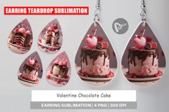 Earring Teardrop Valentine Chocolate Cake Product Image 1