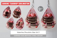 Earring Teardrop Valentine Chocolate Cake Product Image 1
