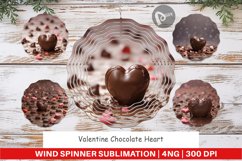 Wind Spinner Valentine Chocolate Heart Product Image 1