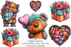 Valentine Clipart - Valentine's Clipart PNG Product Image 1