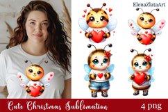 Valentines Day clipart|Cute animals clipart Product Image 1