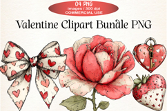 Valentine Clipart Sublimation PNG Product Image 1