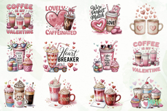 Valentine Coffee Clipart Product Image 4