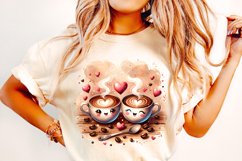 Coffee Lover PNG, Valentine&#039;s Day Coffee PNG, Latte Png Product Image 1